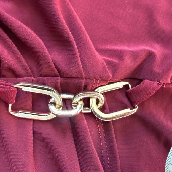 👗 Wrap-Style Midi Dress with Buckle Waist | Tradition | Good Condition - Picture 5 of 7